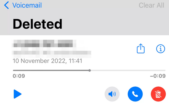 Recuperar el correo de voz eliminado de Samsung a través de la aplicación de correo de voz