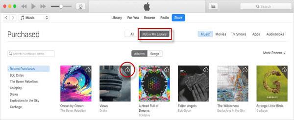 Renovar música de iPod a computadora desde la tienda iTunes
