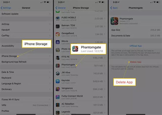 Eliminar aplicaciones con configuración