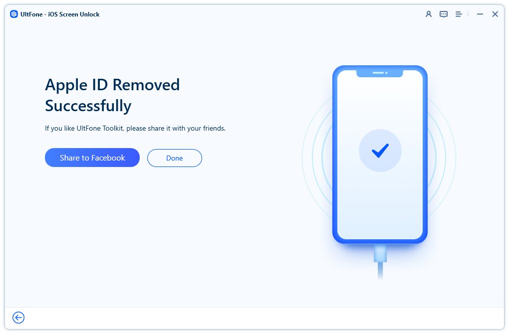 Eliminar la identificación de Apple sin contraseña