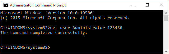 Restablecer el símbolo del sistema Windows 10