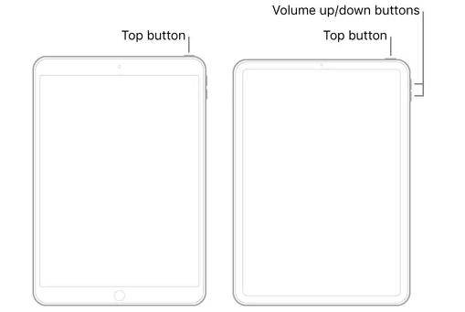 reiniciar iPad