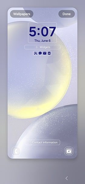 Bloqueo de pantalla de Samsung