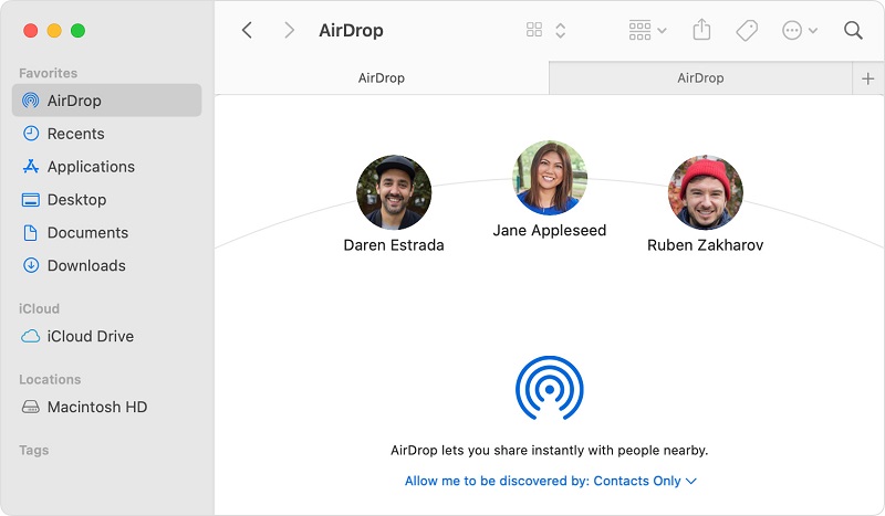 Habilitar AirDrop en Mac