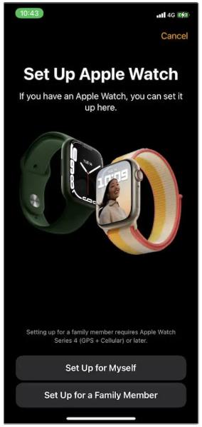 Configurar Apple Watch para mí