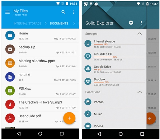 Aplicaciones similares a CX File Explorer como Solid Explorer