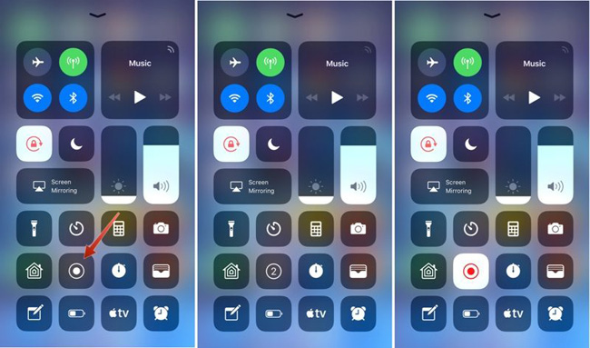 Empiece a recibir pantalla de iPhone