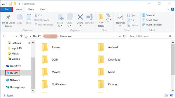 Transfiera datos de samsung antiguo a nuevo a través de cable USB