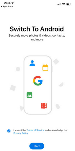 Cómo enviar un archivo de iPhone a Android con Switch a Android