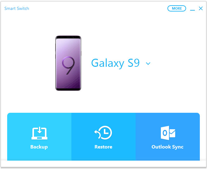 Deje que Smart Switch detecte su Samsung Galaxy S10