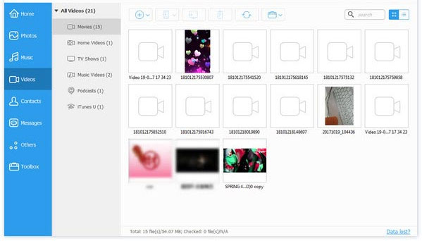 Cómo transferir videos de computadora a iPhone sin iTunes a través de la transferencia de iOS