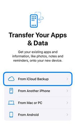 Transfiera los datos de sus aplicaciones