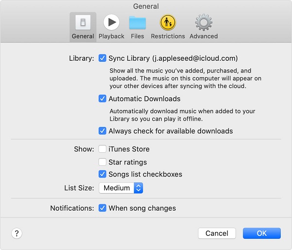 Copiar música de iPod a iPhone a través de Sync Library