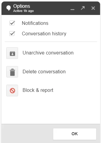 Recuperar el historial de chat de ahorro de Google eliminado desarchiviéndolos