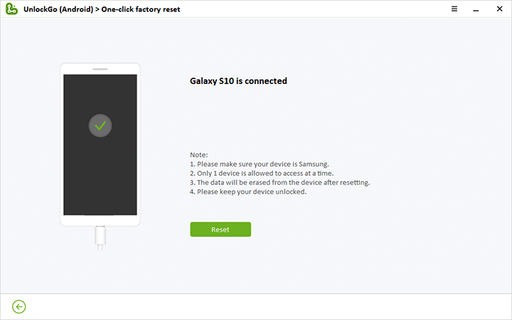 Conecte el dispositivo Samsung a la computadora