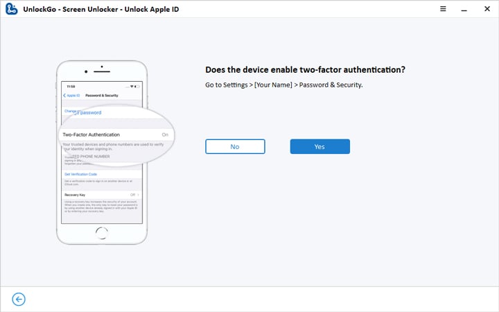 Habilitar la autenticación de 2 factores en iPhone no se puede verificar