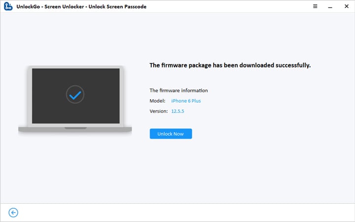 Descargue el firmware con éxito