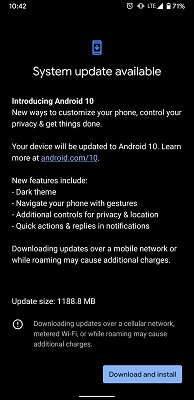 Actualización de software de Samsung