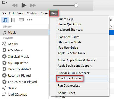 Actualizar iTunes