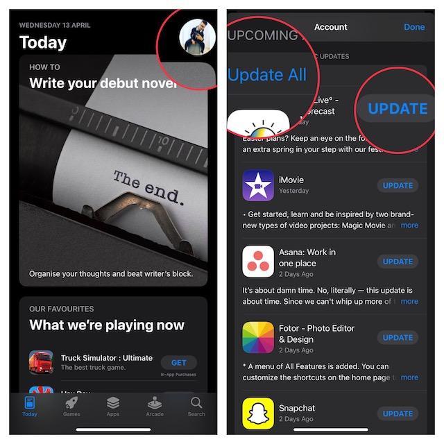 Las aplicaciones siguen bloqueando iPhone