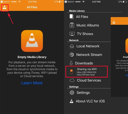 Cómo poner videos en iPhone desde la computadora sin iTunes a través de VLC