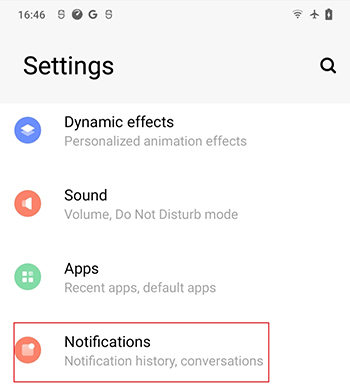 Notificaciones vivo