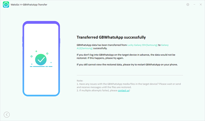 Guía Watsgo - Transfiera con éxito GBWHATSAPP a GBWHATSAPP