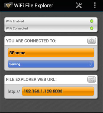 Conecte la PC y el teléfono Android a través de WiFi usando la aplicación