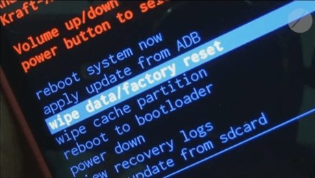 borrar datos y restablecer la fábrica Android