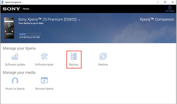 Sony Xperia Broken Screen Recovery a través de Xperia Companion